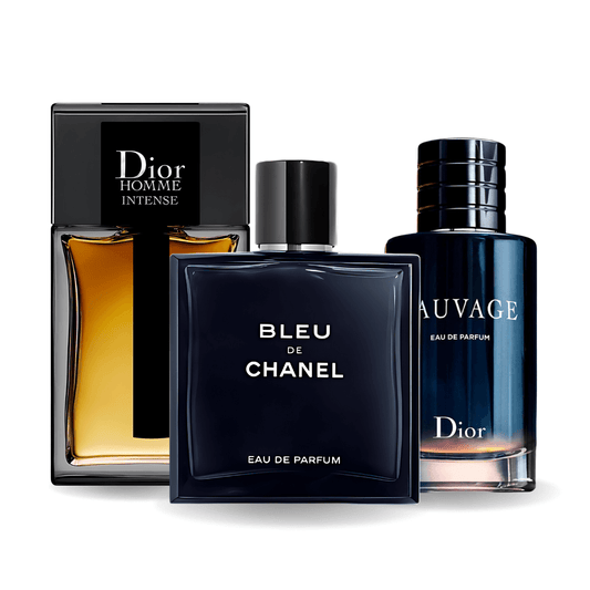 SADA 3 PARFUMOV: SAUVAGE DIOR, BLEU DE CHANEL, DIOR HOMME INTENSE 100ML