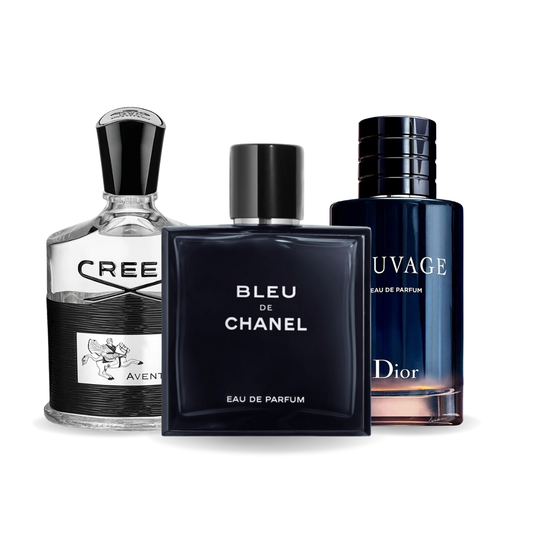 SADA 3 PARFUMOV: CREED AVENTUS, BLEU DE CHANEL, DIOR SAUVAGE 100ML