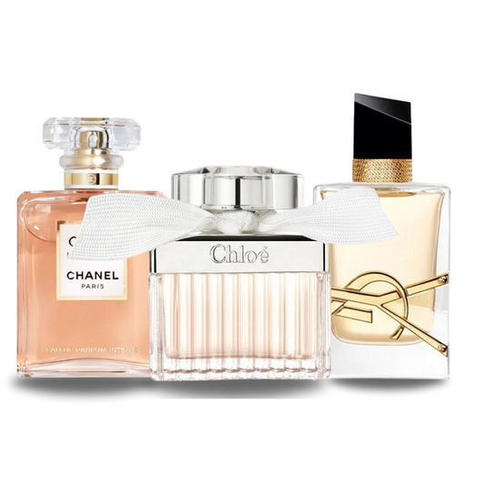 SADA 3 PARFUMOV: CHANEL COCO MADEMOISELLE, YVES SAINT LAURENT LIBRE, CHLOÉ 100ML