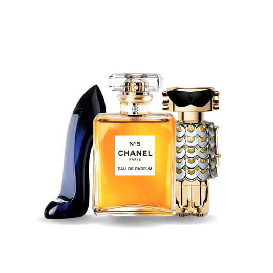 SADA 3 PARFUMOV: GOOD GIRL, CHANEL Nº5, FAME 100ML