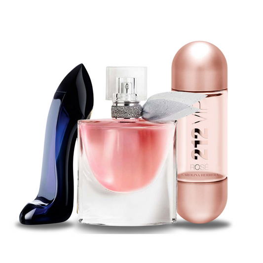 SADA 3 PARFUMOV: GOOD GIRL, LANCOME LA VIE EST BELLE, 212 VIP ROSÉ 100ML